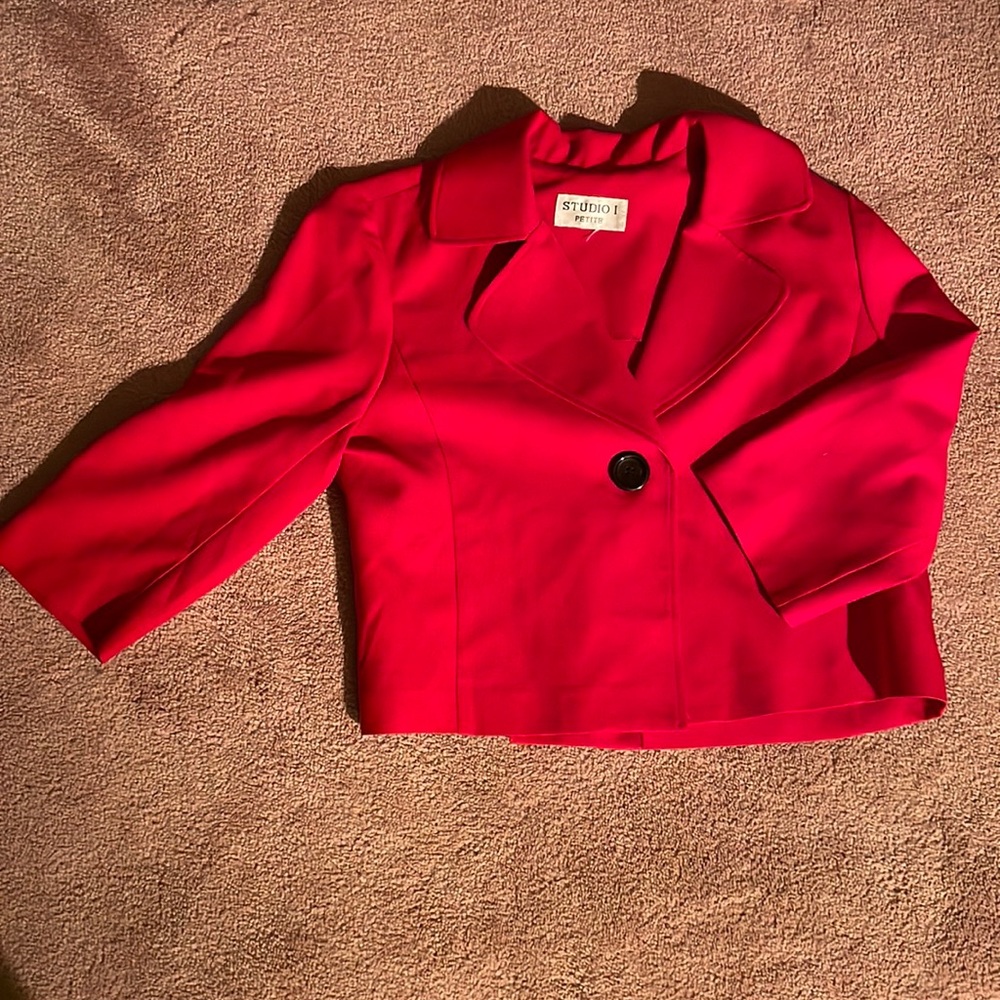 Studio I Petite Red Blazer